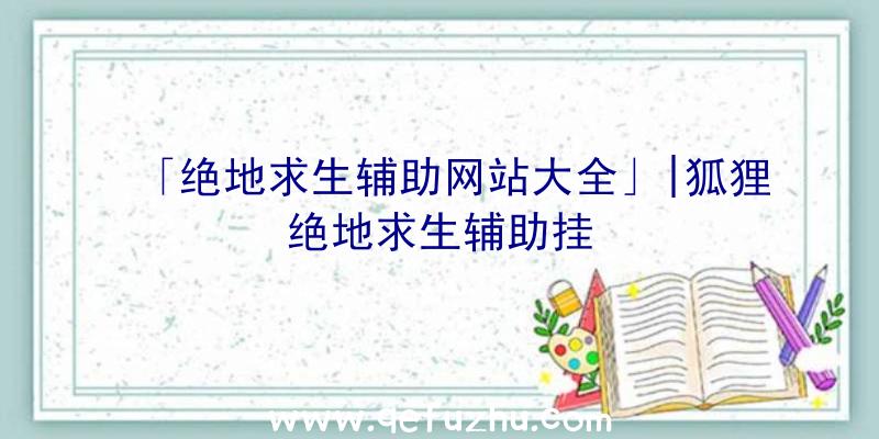 「绝地求生辅助网站大全」|狐狸绝地求生辅助挂